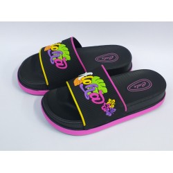 Calx suya dayanıklı kadın terlik siyah