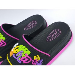 Calx suya dayanıklı kadın terlik siyah