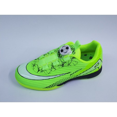Laliga Ortopedik erkek çocuk halı saha ayakkabısı fosforlu yeşil