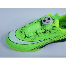 Laliga Ortopedik erkek çocuk halı saha ayakkabısı fosforlu yeşil