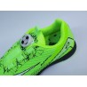 Laliga Ortopedik erkek çocuk halı saha ayakkabısı fosforlu yeşil