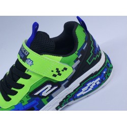 Wısco Ortopedik cırtlı erkek çocuk spor ayakkabı fosforlu yeşil