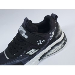 Wısco Ortopedik cırtlı erkek çocuk spor ayakkabı fosforlu siyah