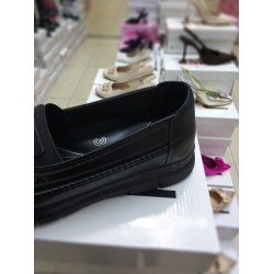 Wanetti Ortopedik hafif dolgu topuk anne ayakkabı siyah