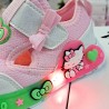 Picasso Kids cırtlı Hello Kitty desenli kız bebek ayakkabı pembe