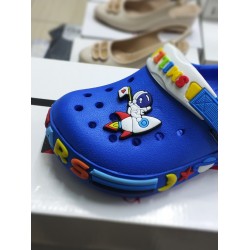 Calx suya dayanıklı burnu kapalı erkek çocuk terlik mavi