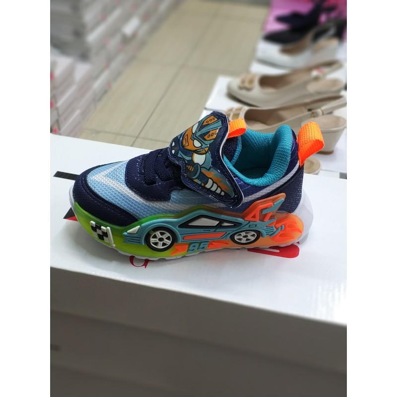 Picasso Ortopedik ışıklı erkek çocuk spor ayakkabı renkli