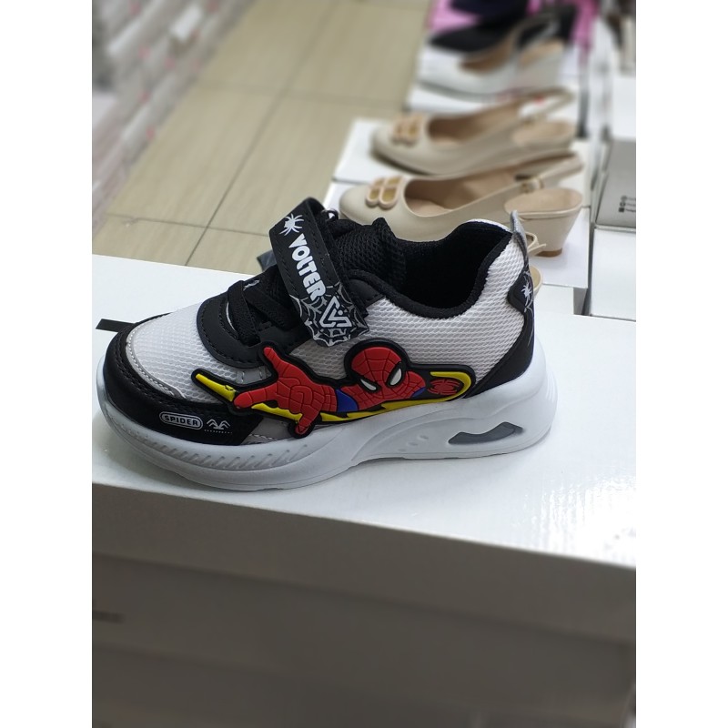 Volter Ortopedik örümcek adam detaylı erkek çocuk spor ayakkabı beyaz