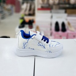 Prokids cırtlı örümcek adam desenli erkek çocuk spor ayakkabı beyaz-mavi