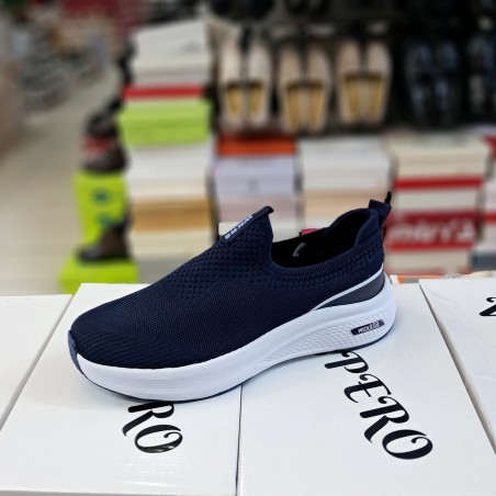 Wickers bez ortopedik erkek spor ayakkabı lacivert