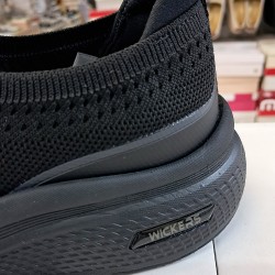 Wickers bez ortopedik erkek spor ayakkabı siyah