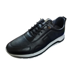 Berlanty deri ortopedik erkek ayakkabı siyah