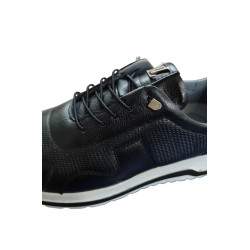 Berlanty deri ortopedik erkek ayakkabı siyah