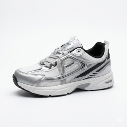 Wıckers ortopedik file detaylı unisex spor ayakkabı gümüş