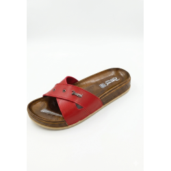 Parmi özel taban ortopedik kadın terlik kırmızı