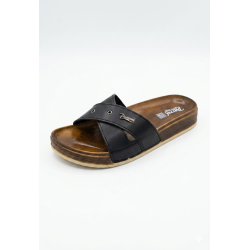 Parmi özel taban ortopedik kadın terlik siyah