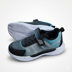 N drops ortopedik erkek çocuk spor ayakkabı siyah yeşil