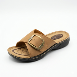 Polen ortopedik tokalı kadın terlik taba