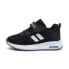 New hunter ortopedik cırtlı erkek çocuk ayakkabı siyah beyaz