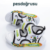 Prokids ortopedik cırtlı erkek çocuk sandalet ayakkabı beyaz