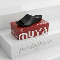 Muya nest Ortopedik kadın terlik siyah