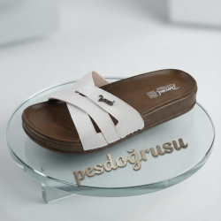 Parmi ortopedik yumuşak taban kadın terlik bej