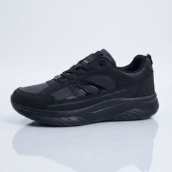 Wickers ortopedik unisex spor ayakkabı rugan-siyah