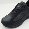 Wickers ortopedik unisex spor ayakkabı rugan-siyah