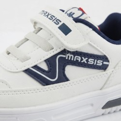 Maxsis ışıklı cırtlı erkek çocuk spor ayakkabı beyaz