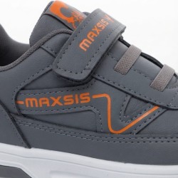 Maxsis ışıklı cırtlı erkek çocuk spor ayakkabı gri