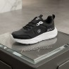 Stepping kalın tabanlı ortopedik unisex spor ayakkabı siyah beyaz